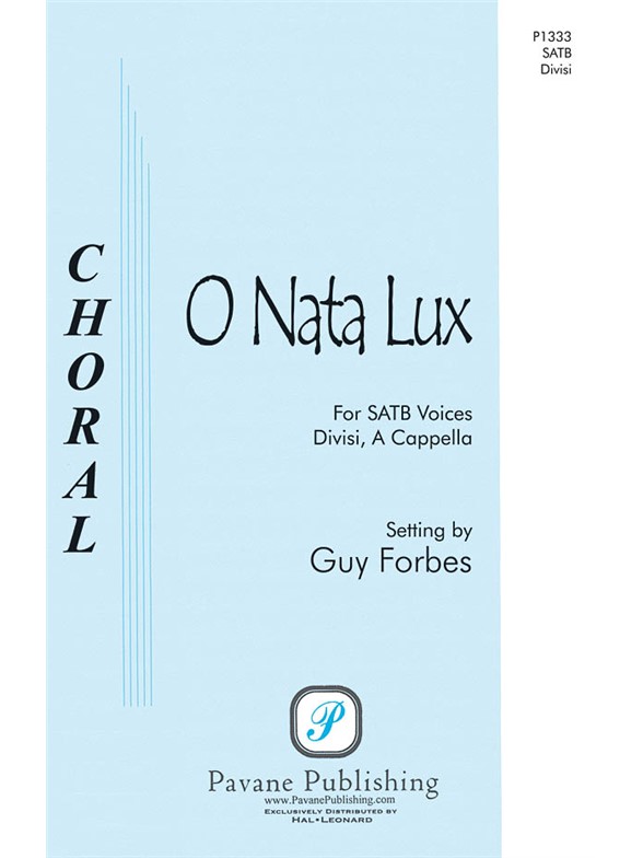 FORBES GUY O NATA LUX SSAATTBB A CAPPELLA CHORAL