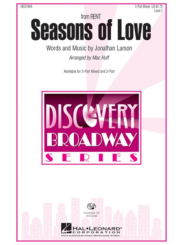 LARSON JONATHAN SEASONS OF LOVE (HUFF MAC) 3 PART