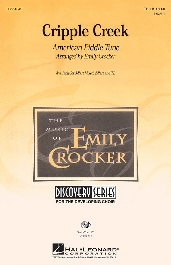 Cripple Creek (Arr Crocker Emily) 3 Part Mixed Choral