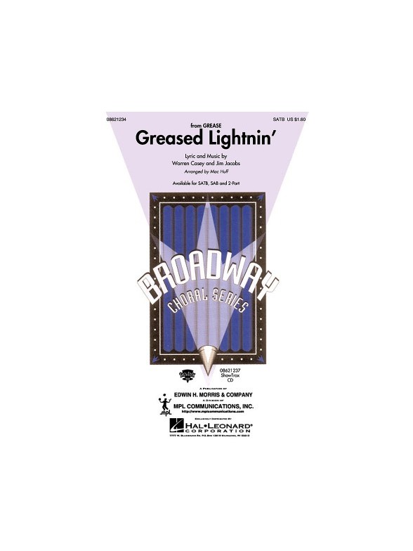 Greased Lightnin (Grease) Huff Soundtrax Cd