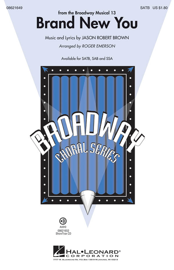BROWN JASON ROBERT BRAND NEW YOU FROM 13 (EMERSON ROGER) SATB CHORAL