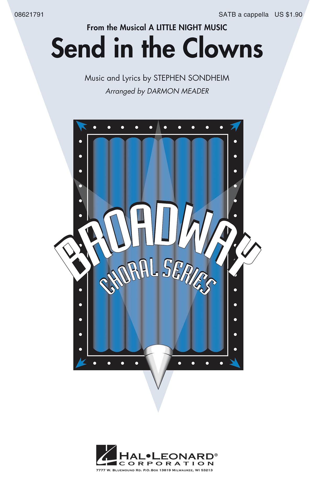 SONDHEIM STEPHEN SEND IN THE CLOWNS (MEADER DARMON) SATB A CAPPELLA