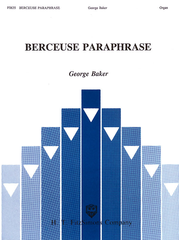 Berceuse Paraphrase Organ