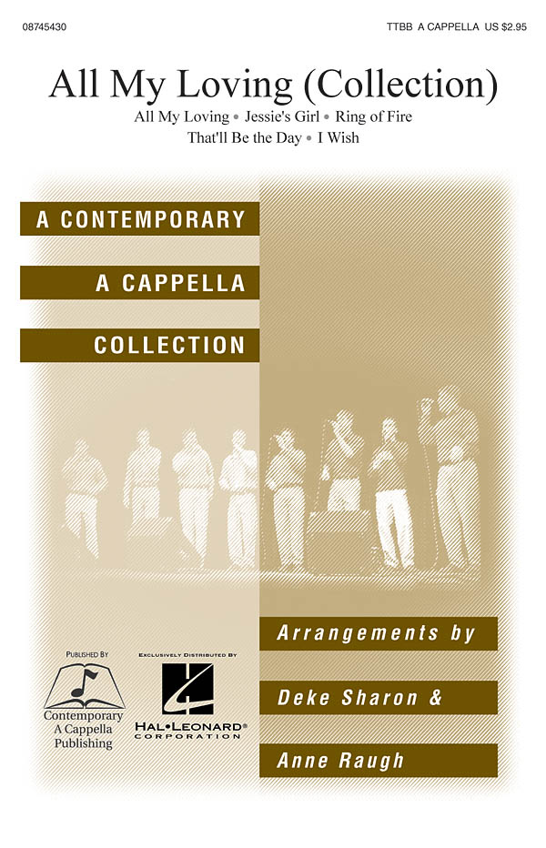 ALL MY LOVING COLLECTION (ARR SHARON/RAUGH) TTBB A CAPPELLA CHORAL