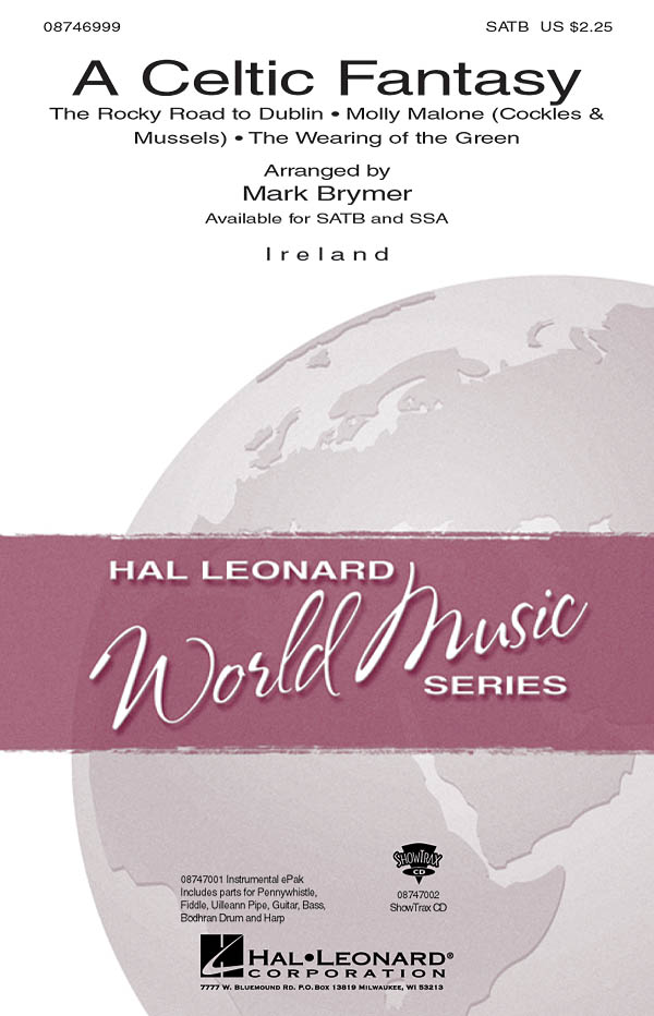 A Celtic Fantasy (Arr Brymer Mark) Satb Choral