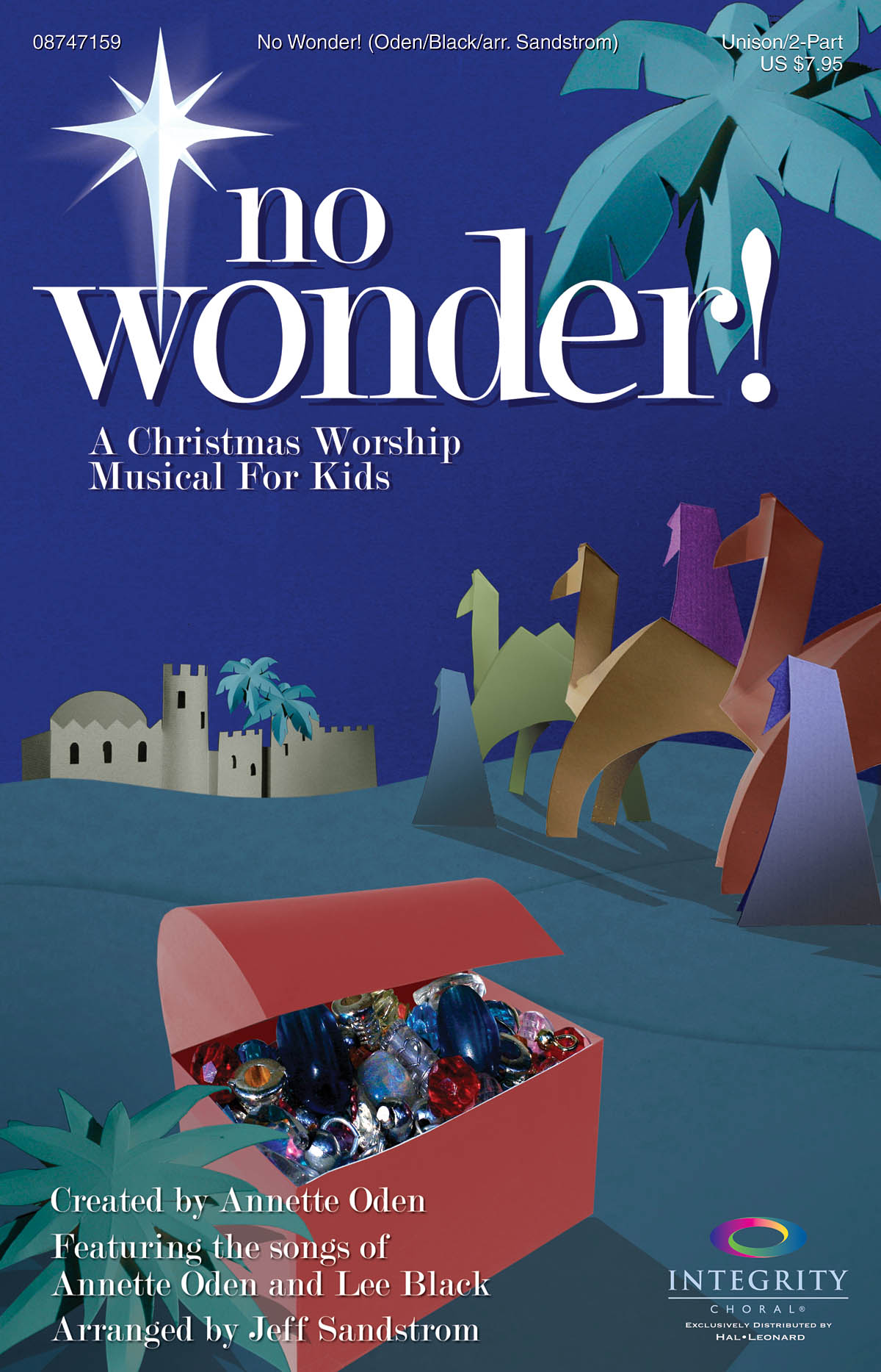 Oden/Black No Wonder Xmas Worship (Arr Sandstrom Jeff) Unis/2pt Choral