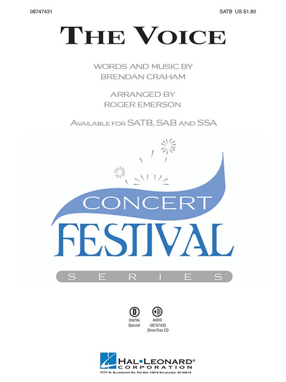 BRENDAN GRAHAM THE VOICE (ARR ROGER EMERSON) SATB CHORAL