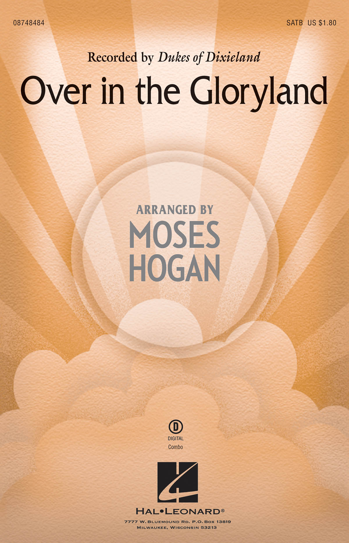DUKES OF DIXIELAND OVER IN THE GLORYLAND (ARR HOGAN MOSES) SATB CHOR