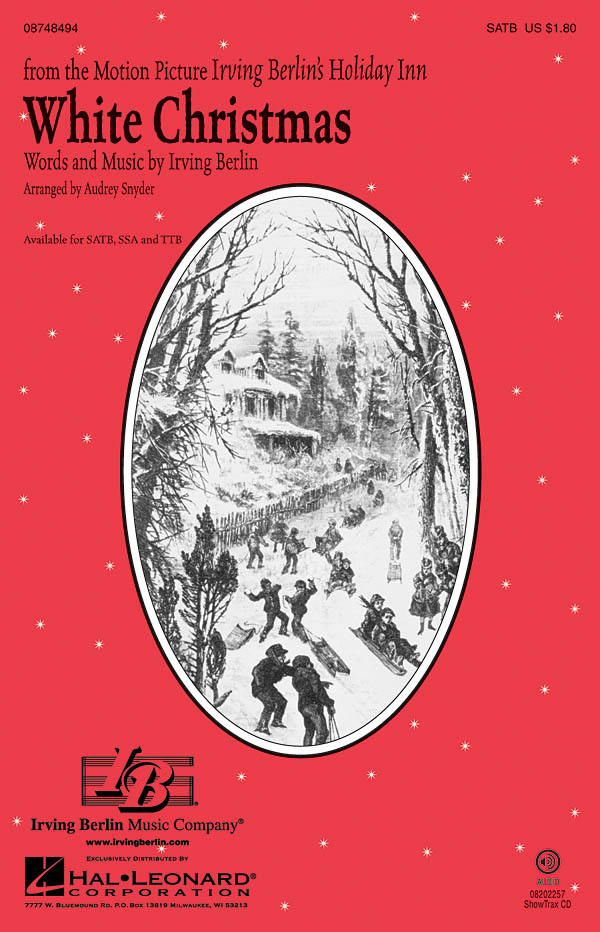 BERLIN IRVING WHITE CHRISTMAS (ARR SNYDER AUDREY) SATB CHORAL