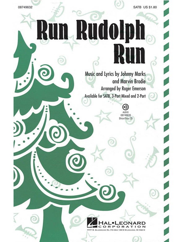 Chuck Berry: Run Rudolph Run - 2 Part Choral