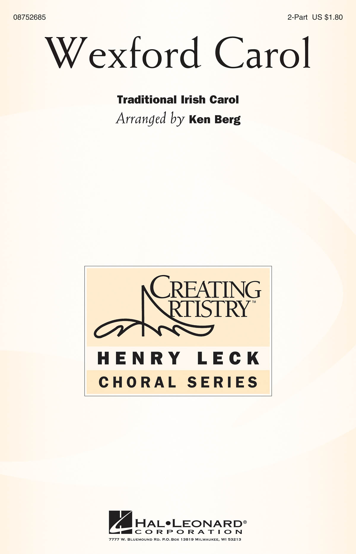WEXFORD CAROL (BERG KEN) 2 PART TREBLE CHORAL