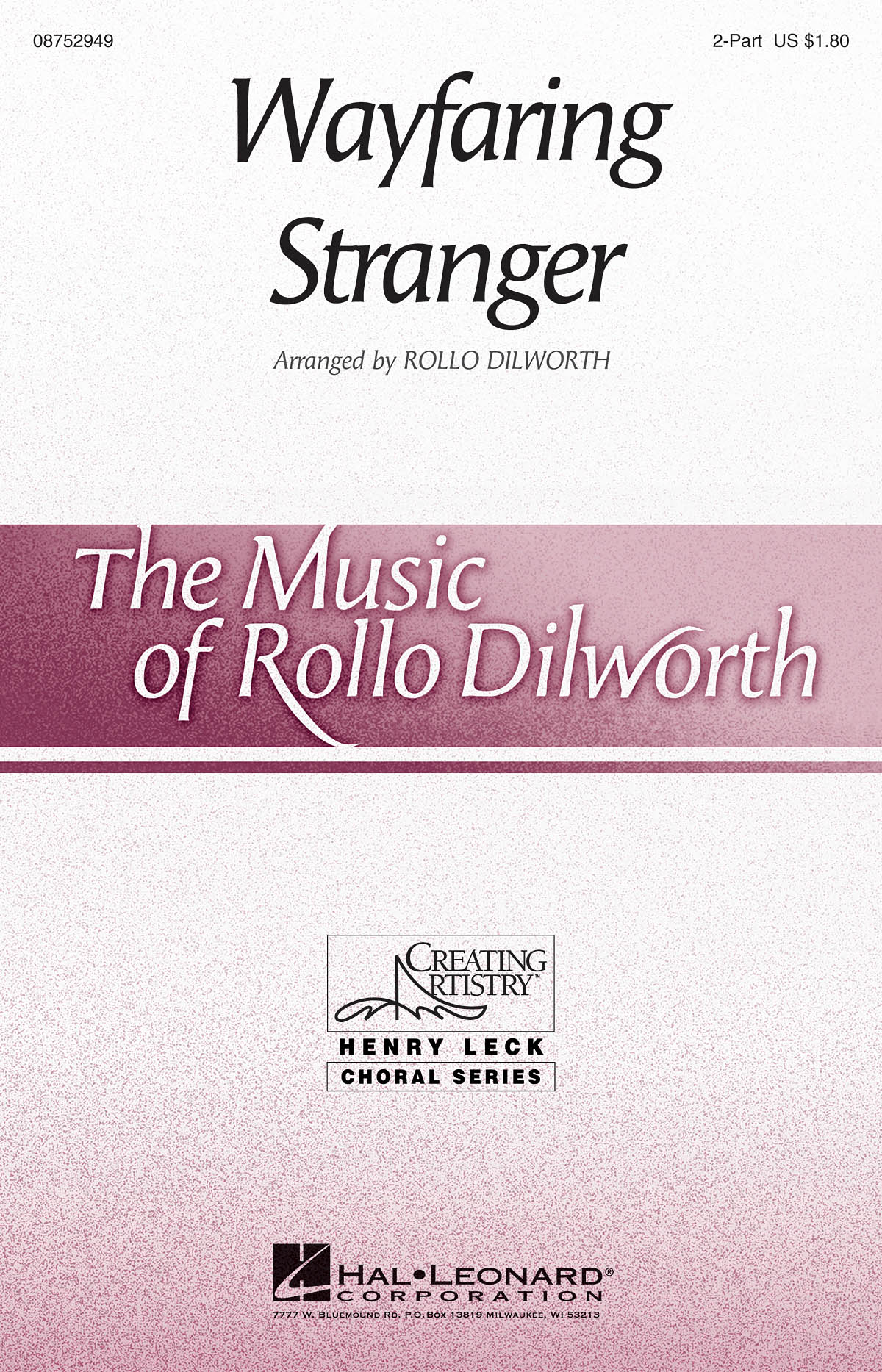 WAYFARING STRANGER (DILWORTH ROLLO) 2 PART WITH OPT DESCANT CHORAL
