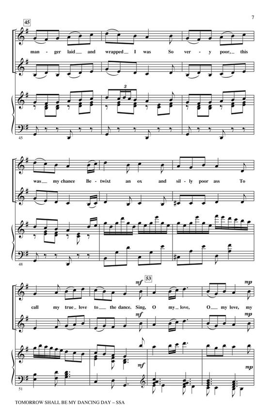 Tomorrow Shall Dancing (Leavitt) Ssa