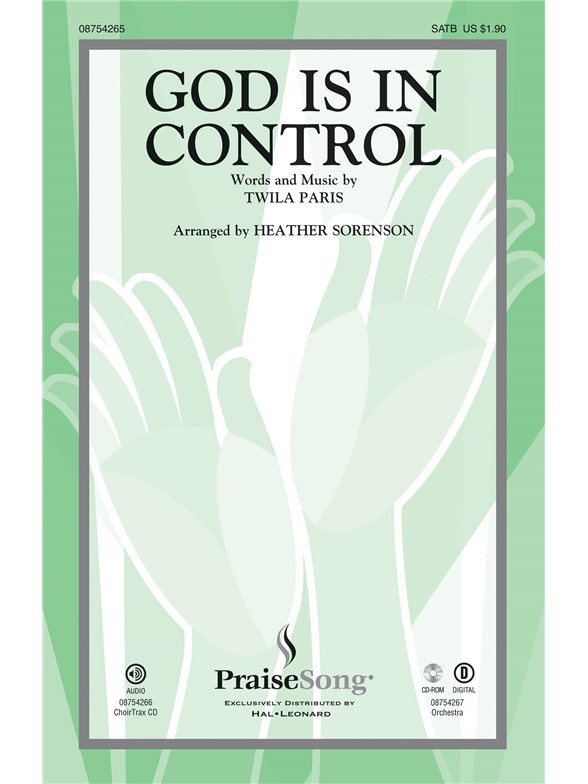 PARIS TWILA GOD IS IN CONTROL SATB CHOR