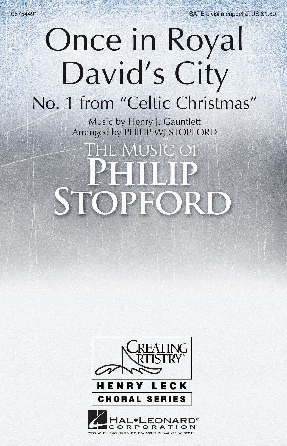 ONCE IN ROYAL DAVID'S CITY (ARR STOPFORD PHILIP) SATB DIVISI CHOR