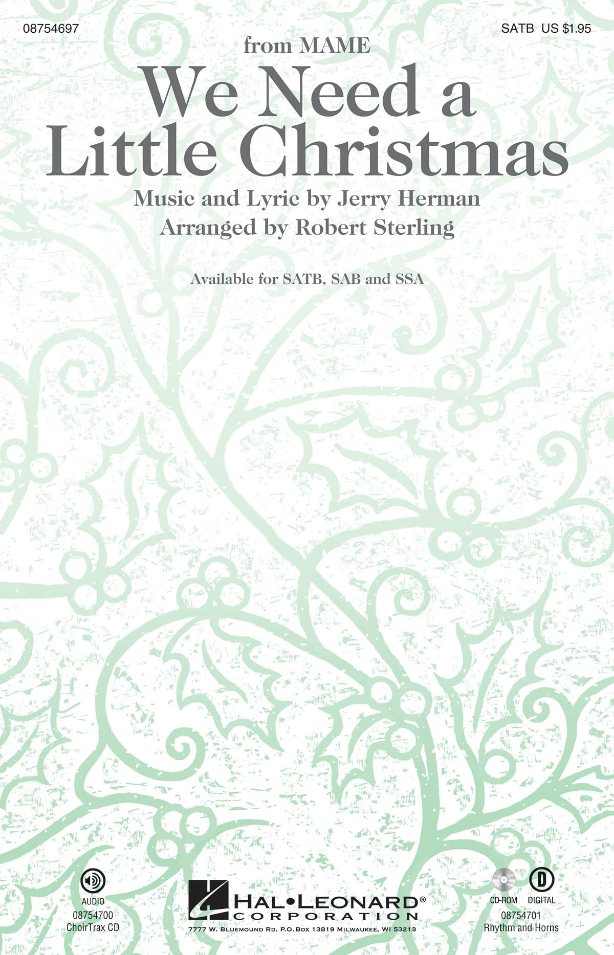 We Need Little Xmas (Sterling) Satb