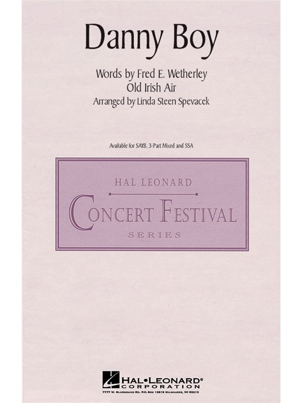 Frederick Edward Weatherly: Danny Boy (arr. Spevacek) - 3-Part Mixed