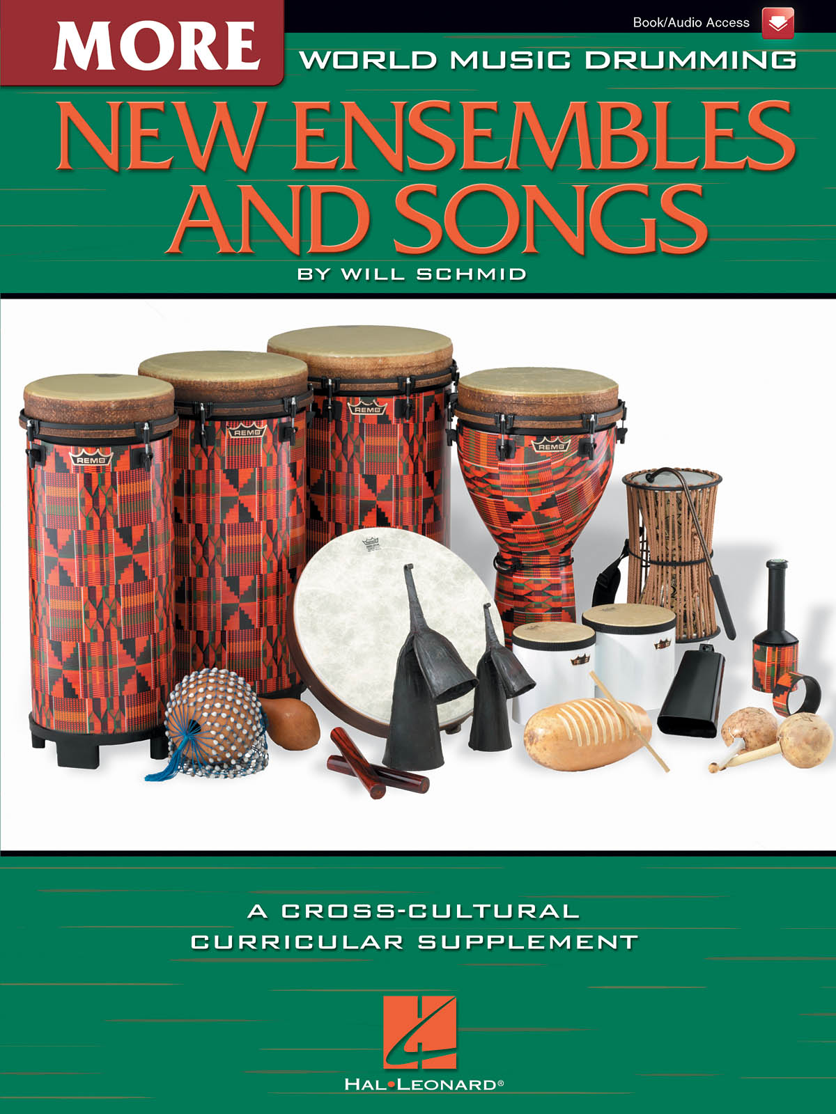 Schmid Will World Music Drumming More New Ensembles & Songs Drum Bk/Cd