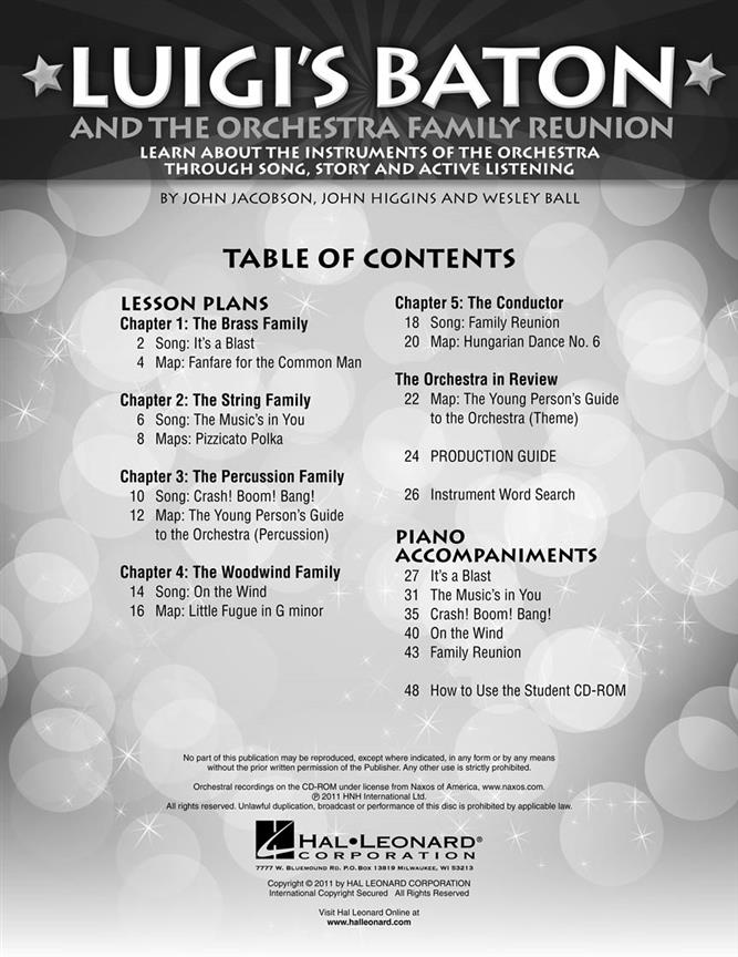LUIGI'S BATON AND THE ORCHESTRA FAMILY REUNION CLASSROOM KIT BK/CD