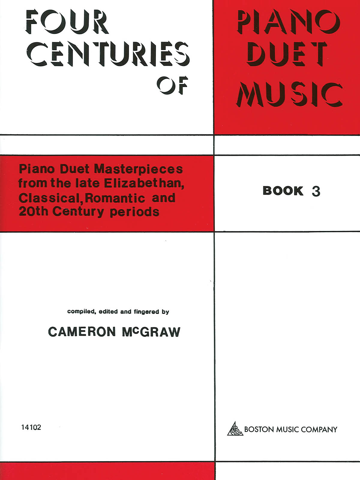 FOUR CENTURIES OF PIANO DUET MUSIC BOOK 3 (ED MCGRAW) PIANO DUET BOOK