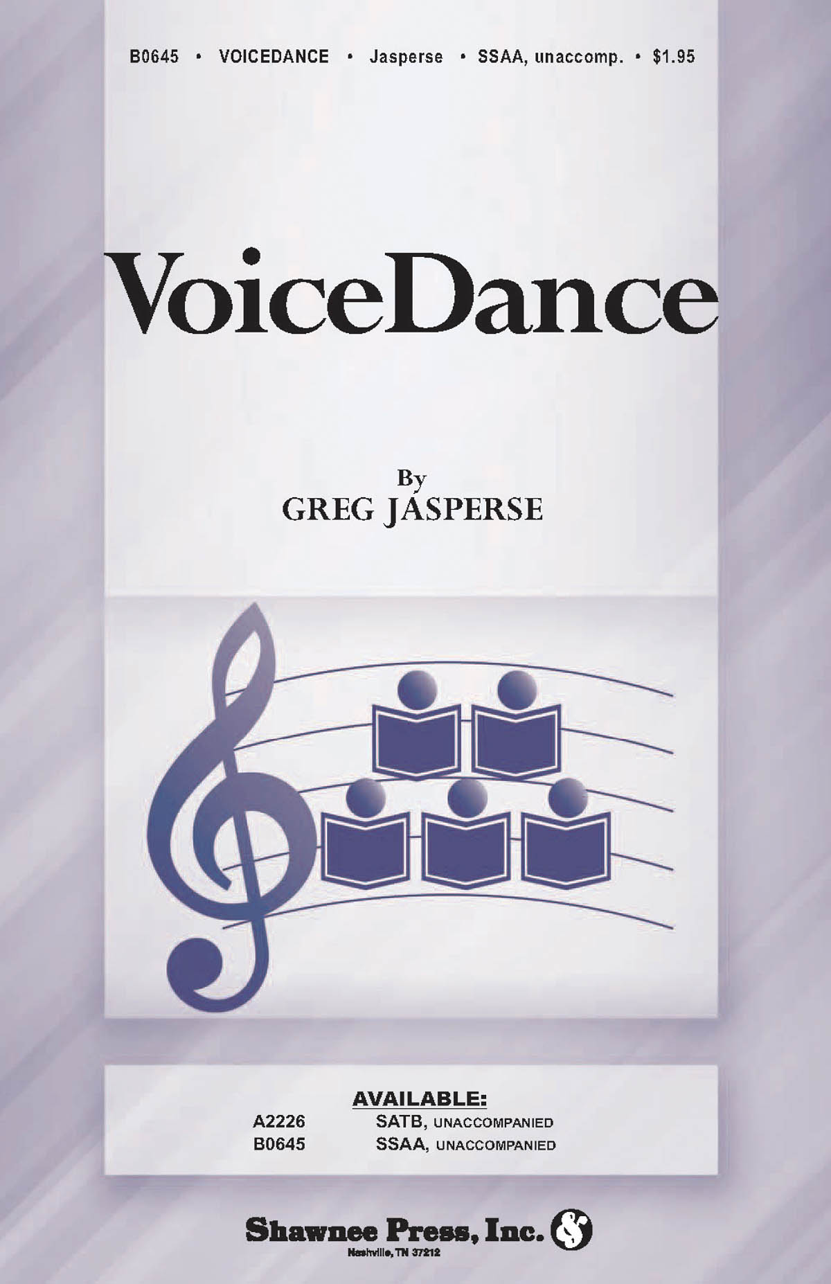 JASPERSE GREG VOICEDANCE SSAA CHORAL