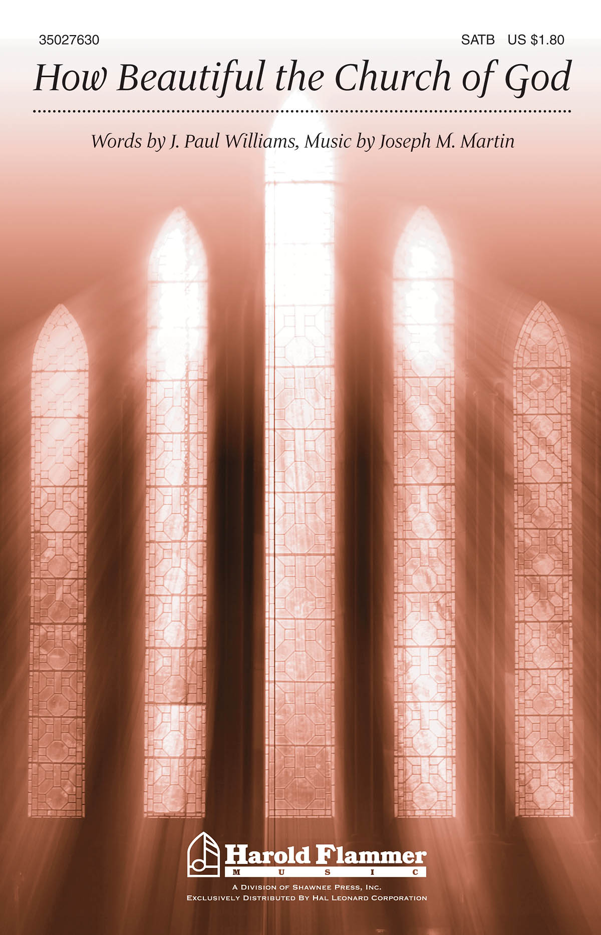 MARTIN WILLIAMS HOW BEAUTIFUL THE CHURCH OF GOD SATB