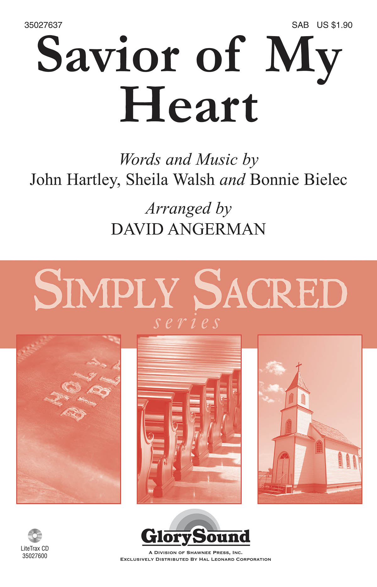 SAVIOR OF MY HEART (ARR ANGERMAN DAVID) SAB