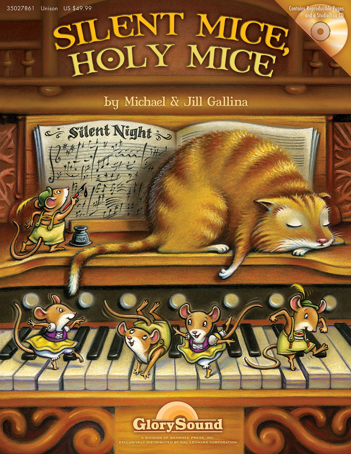 GALLINA MICHAEL & JILL SILENT MICE HOLY MICE CLASSROOM MUSICAL BK/CD