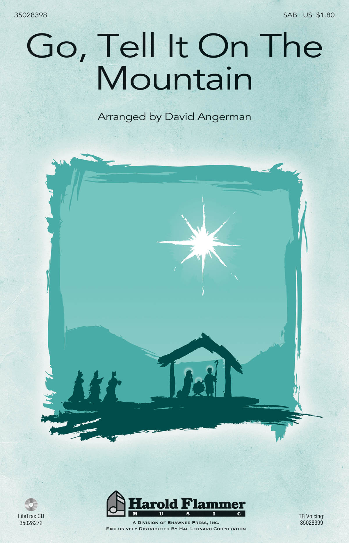 Go Tell It On The Mountain (Arr Angerman David) Sab Choral