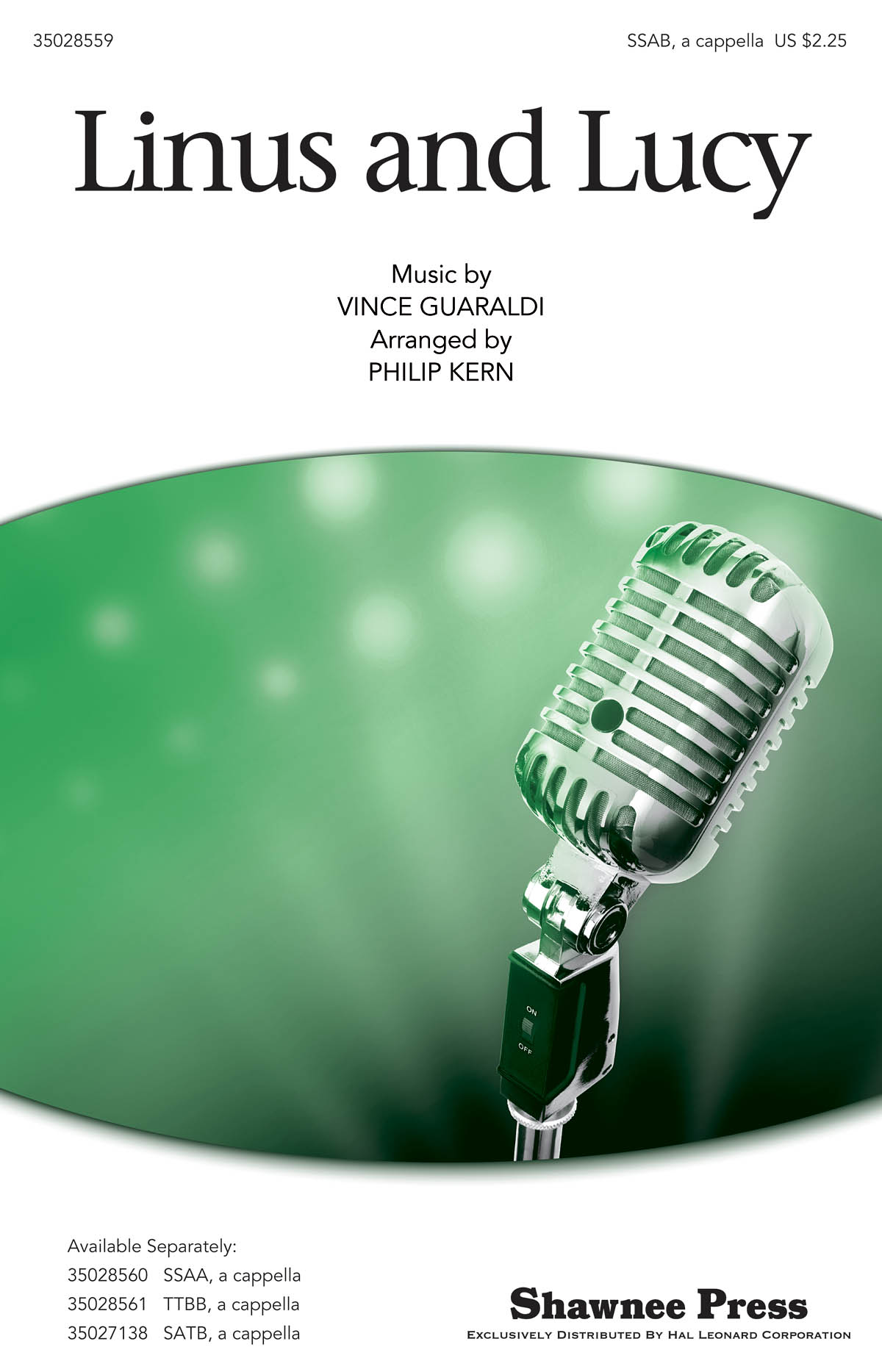 Guaraldi Vince Linus And Lucy (Arr Kern Philip) Sab Choral