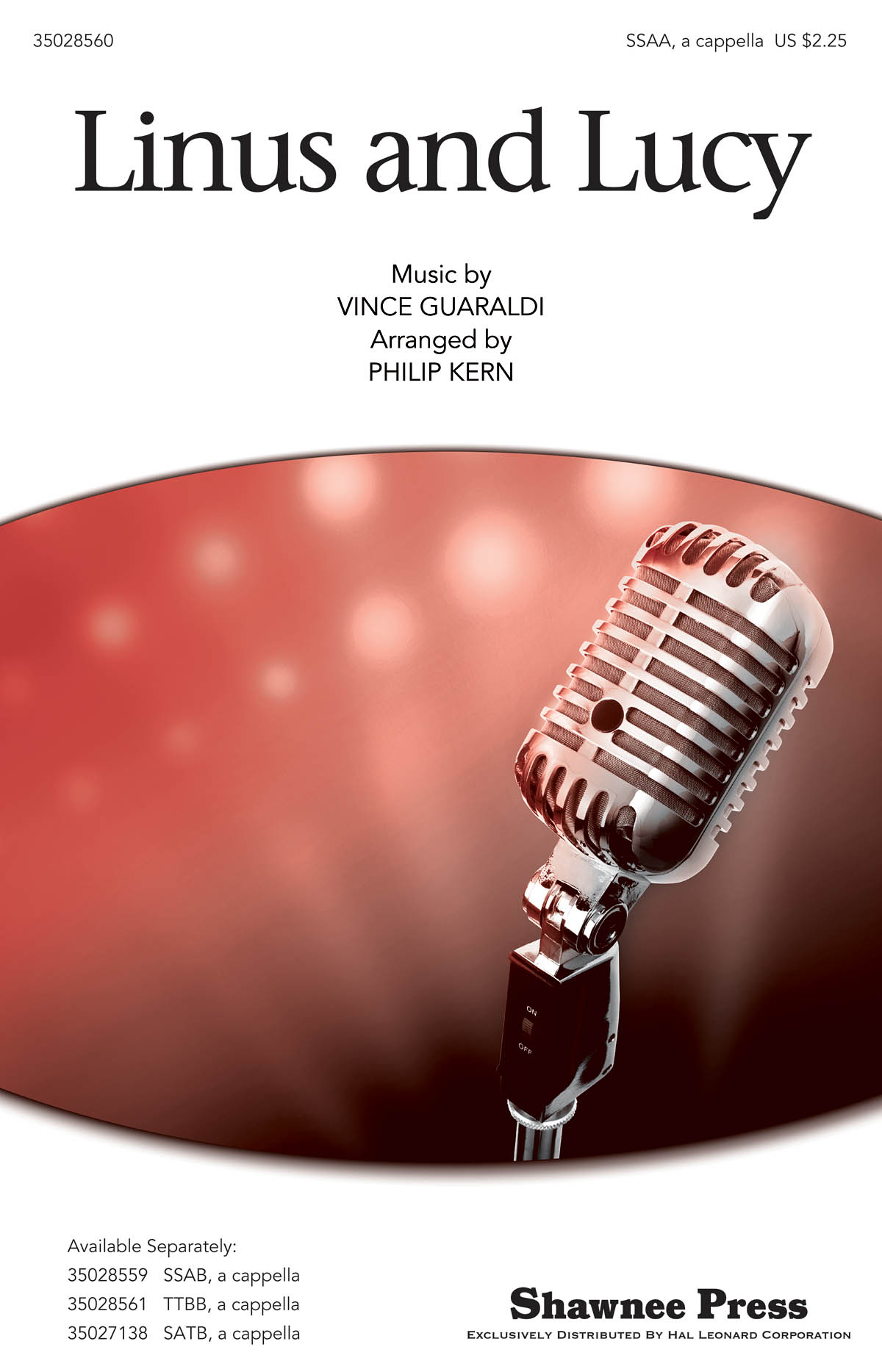 Guaraldi Vince Linus And Lucy (Arr Kern Philip) Ssa Choral