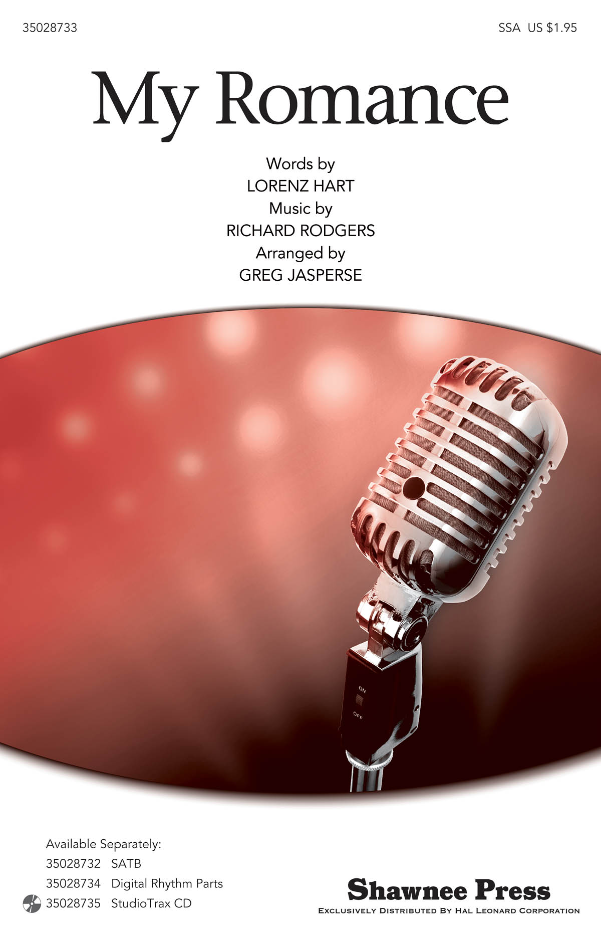 Rodgers Hart My Romance (Jasperse Greg) Ssa Chor