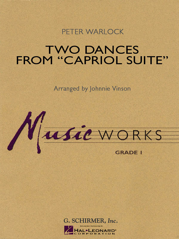 WARLOCK PETER TWO DANCES FROM CAPRIOL SUITE (ARR VINSON) BAND SC/PTS