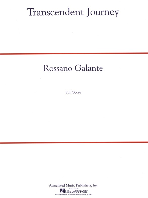 Galante Rossano Transcendent Journey Full Score Only