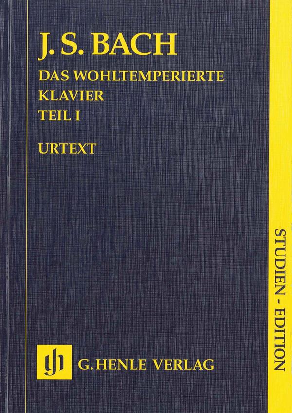 BACH JS THE WELL TEMPERED CLAVIER PART 1 BWV 846-869 STUDY SCORE BK
