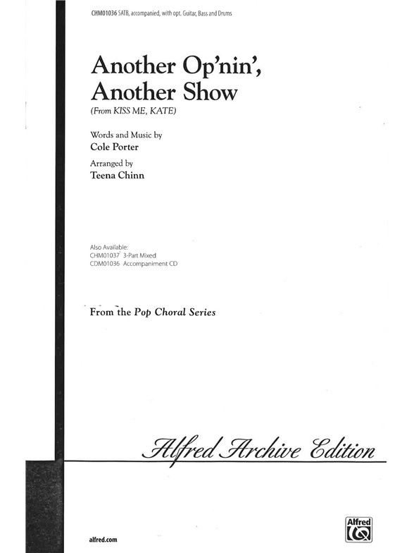 Cole Porter: Another Op'nin', Another Show (Kiss Me kate) - SATB