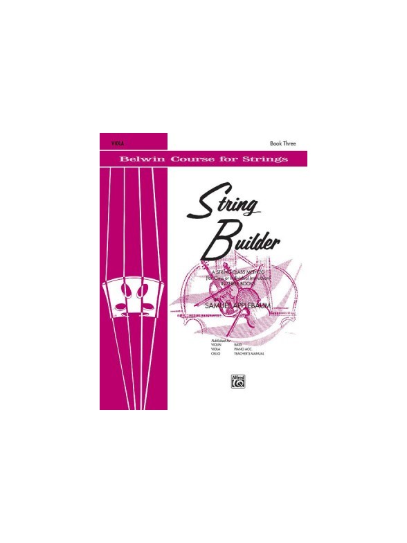 String Builder: Viola Book 3