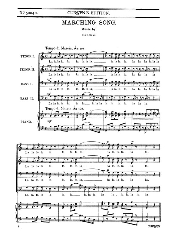 Stunz Marching Song Ttbb
