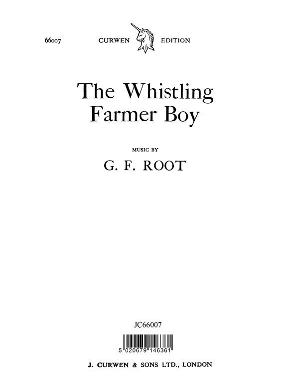 Root The Whistling Farmer Boy Satb