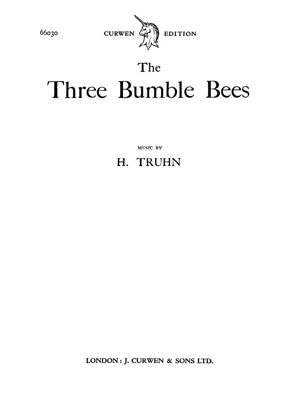 Truhn 3 Bumble Bees Satb