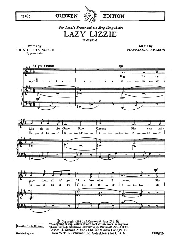 Nelson Lazy Lizzle Unison