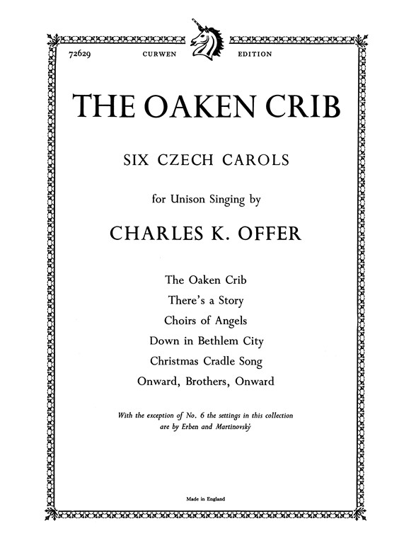 Offer, C Six Czech Carols Unison/Piano