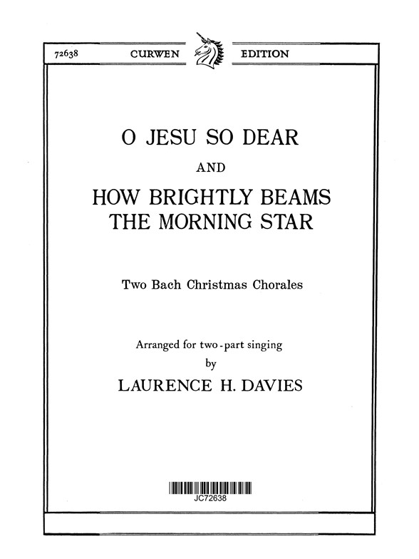 Bach O Jesu So Dear/How Brightly 2pt