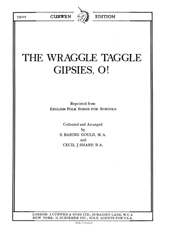 Gould/Sharp The Wraggle Taggle Gipsies, O!