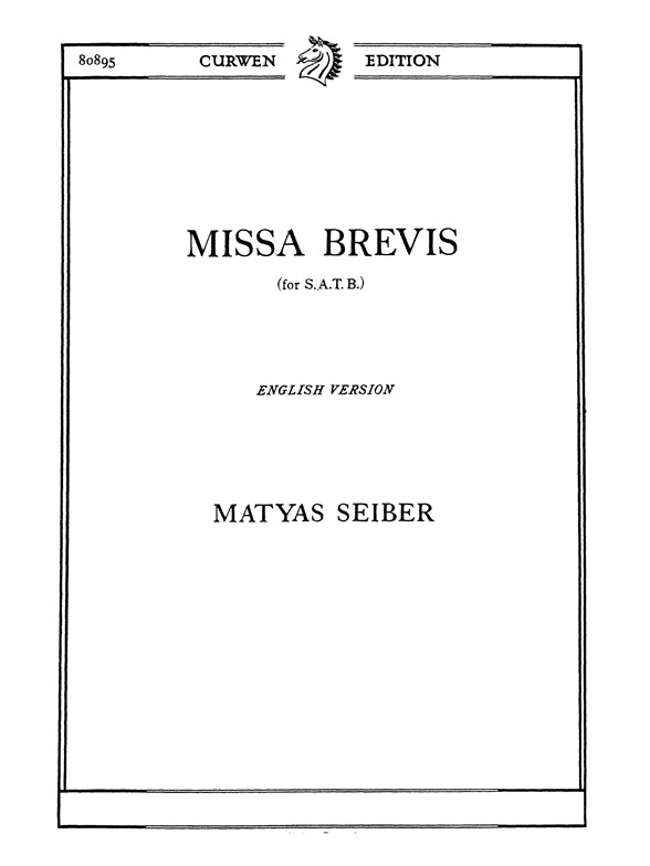 Matyas Seiber: Missa Brevis (English)