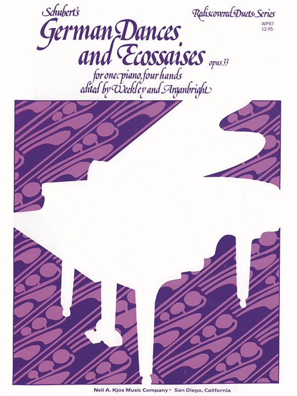 Franz Schubert: German Dances And Ecossaises (Piano Duet)