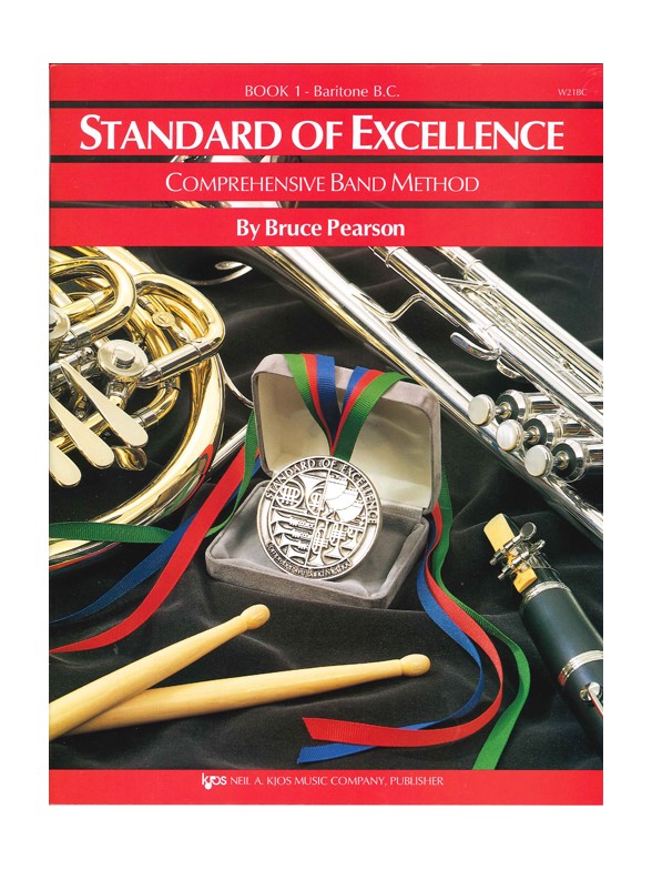 Standard Of Excellence: Comprehensive Band Method Book 1 (Baritone Bass Clef)