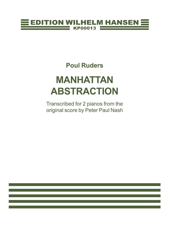 Poul Ruders: Manhattan Abstraction (2 Pianos)