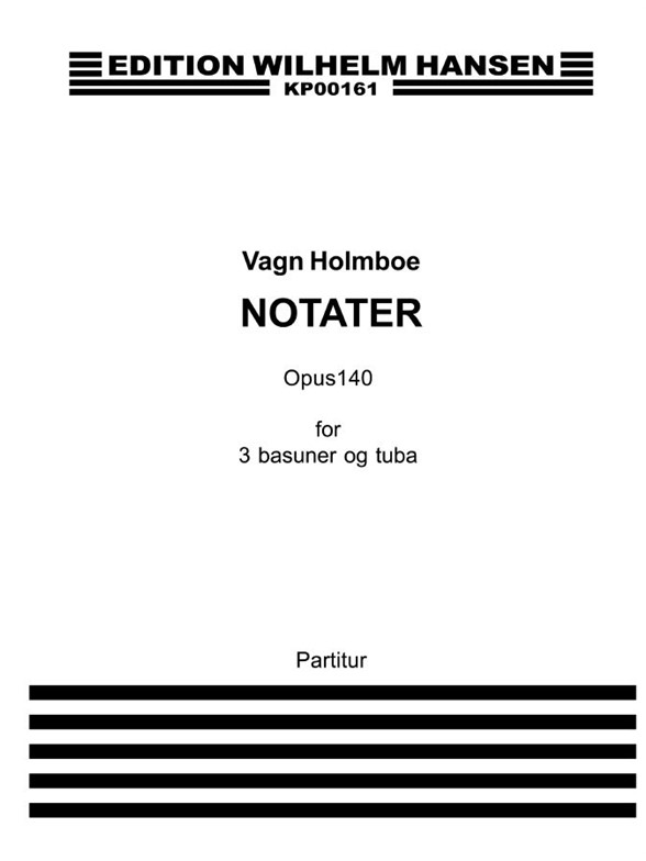 Notater Op. 140 Partitur, Kopi