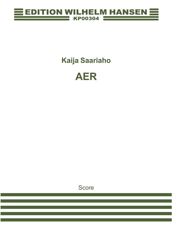 Kaija Saariaho: Aer (Score)